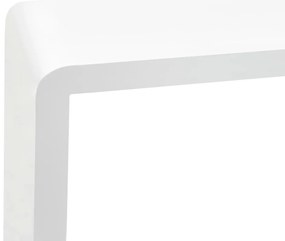 Prateleiras de parede em forma de cubo 3 pcs MDF branco