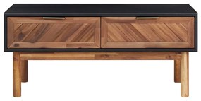 Mesa de centro 90x50x40 cm madeira de acácia maciça e MDF