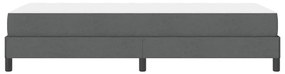 Cama Box Outros Cinzento escuro 90 x 190 cm tecido