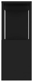 Móvel de TV 80x24x63 cm derivados de madeira preto