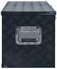 Caixa de alumínio 1085x370x400 mm preto