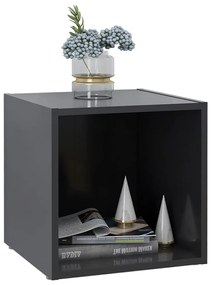 Móveis de TV 4 pcs 37x35x37 cm derivados de madeira cinzento