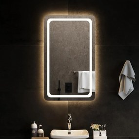 3154102 vidaXL Espelho de casa de banho com luzes LED 60x100 cm