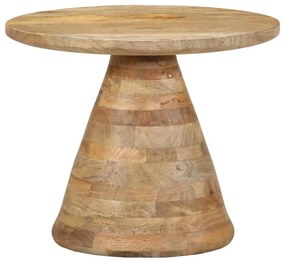 Mesa de apoio Ø50x40 cm madeira de mangueira maciça