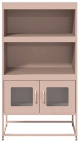 Móvel alto 68x39x123 cm aço rosa