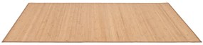 Tapete de bambu 100x160 cm castanho