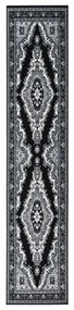 vidaXL Passadeira 60x400 cm polipropileno preto