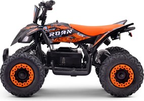 MINI MOTO 4 PARA CRIANÇAS 800W Ratte COM LIMITADOR 3 Posições Laranja