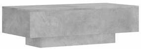 Mesa de centro 100x49,5x31cm derivados de madeira cinza cimento