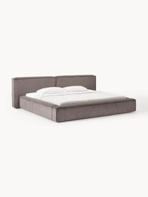 Corduroy Upholstered Bed Lennon with Storage Space