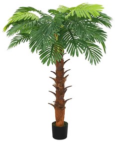 Palmeira cica artificial com vaso 160 cm verde