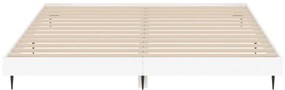 Estrutura de cama 120x200 cm derivados de madeira branco