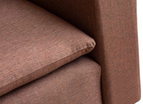 Sofá de Canto Lungo – Castanho Claro – 180 cm