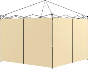 Conjunto 2 Painéis laterais de substituição para tendas (ESTRUTURA NÃO INCLUIDA) , para tendas de 3 x 3 ou 3 x 6 m bege