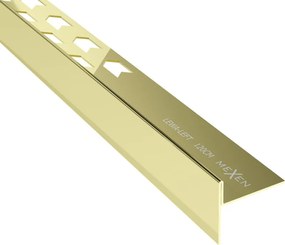 Mexen Line-B barra inclinada de chão 120 cm esquerda, dourada - 185001120L