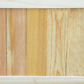 Floreira de Madeira Dobrável 70x30x25 cm – Canteiro Elevado para Culti
