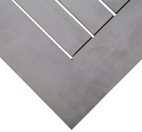 Mesa de jardim 200x100x75 cm madeira de acácia maciça cinzento