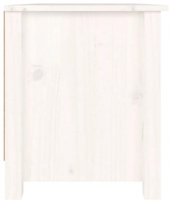 Sapateira 70x38x45,5 cm pinho maciço branco