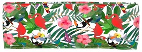 Almofadas de Pallet para Banco 2 pcs Selva Tropical 120x40x8 cm Tecido