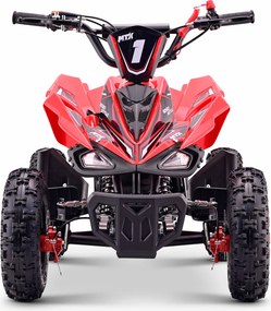 Mini Moto 4 Infantil para crianças 5 a 9 anos 50CC Beneo Motors MTX, velocidade até 40 Km/h com limitador Vermelha