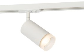 Projetores modernos com anel branco para sistema de trilhos monofásicos GU10 50mm - Iconic Jeana Moderno