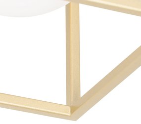 Candeeiro de teto de design dourado branco - ANIEK Design