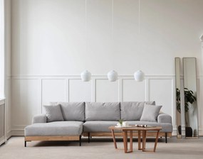 Sofá de Canto Eti – Cinzento – 170 x 280 cm