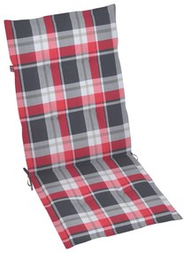 Cadeiras de jardim dobráveis c/ almofadões 6 pcs acácia maciça