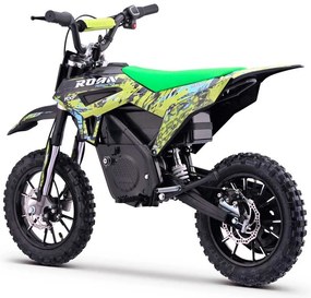 Mini moto elétrica para crianças 550W ROAN RXF (24V-12AH) AGM 10/10 Verde