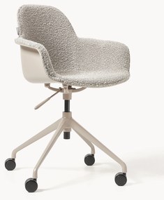 Height-adjustable Bouclé Desk Chair Albert