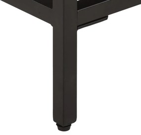 Mesa de apoio 40x30x51 cm madeira recuperada maciça