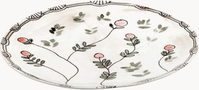 Travessas de servir em porcelana Fine Bone China Midnight Flowers, conjunto de 2
