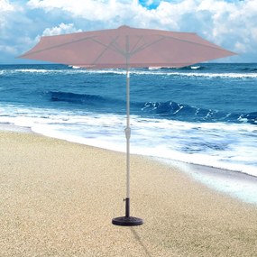 Base de Guarda Sol Resina Redonda para Pátio de Jardim Exterior Umbrella Umbrella Pole Φ38mm ou Φ48mm Bronze