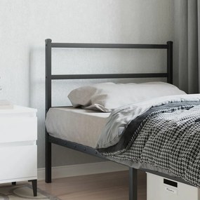 Cabeceira de cama 107 cm metal preto