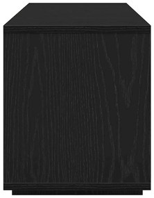 Móvel para TV vidaXL Preto Carvalho 120x30x40,5 cm Madeira engenheirad