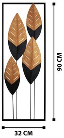 Acessório de Parede Decorativo Asil – Multicolor – 32 x 5 x 90 cm