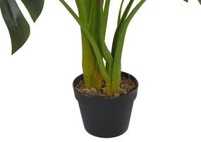 Planta artificial em vaso 113 cm MONSTERA PLANT Beliani