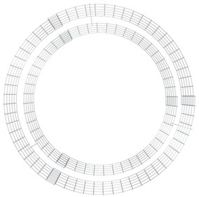 Braseira gabião Ø 100 cm ferro galvanizado