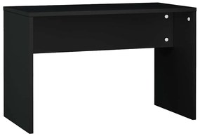 Conjunto de toucador com luzes LED derivados de madeira preto