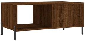 Mesa centro 90x50x40 cm derivados de madeira carvalho castanho