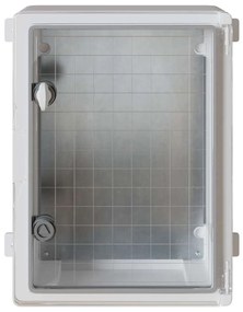 Armário de Controle IP65 à Prova d'Água Cinza 30x16,5x40 cm de Plástic