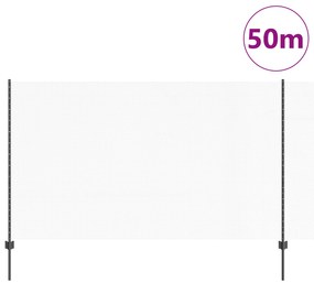Posts de Cerca vidaXL 22 pcs U-Channel Cinza 140 cm Aço