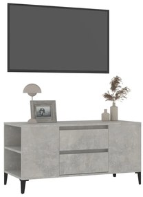 Móvel p/ TV 102x44,5x50 cm derivados madeira cinzento cimento
