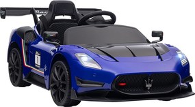 AIYAPLAY Carro Elétrico para Crianças Carro Maserati GT2 12V  com Controlo Remoto Faróis LED Buzina E Música  115x60x45 cm | Aosom Portugal