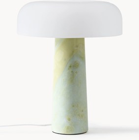 Candeeiro de mesa com base em mármore Carla
