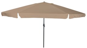 Parasol de Jardim vidaXL ø395x245 cm Bege