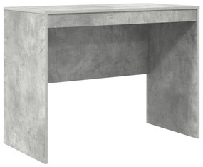 Escrivaninha Cinza-Concreto MDF 100 x 50 x 76 cm Escrivaninha