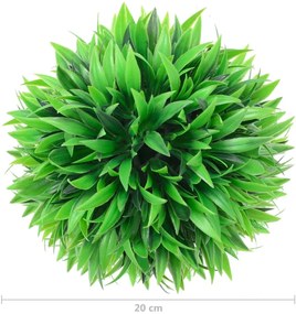 Bolas de buxos artificiais 2 pcs 20 cm
