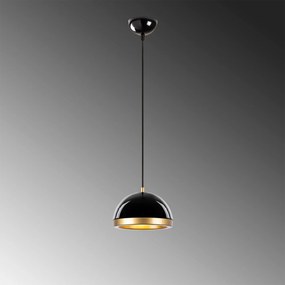 Chandelier Fenerci – Preto e Dourado – 20 x 20 x 21 cm