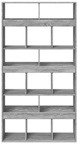 Estante 100x33x187,5 cm derivados de madeira cinzento sonoma